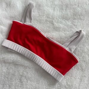 Tiger Friday Cherry Red and White Dance Tip CL